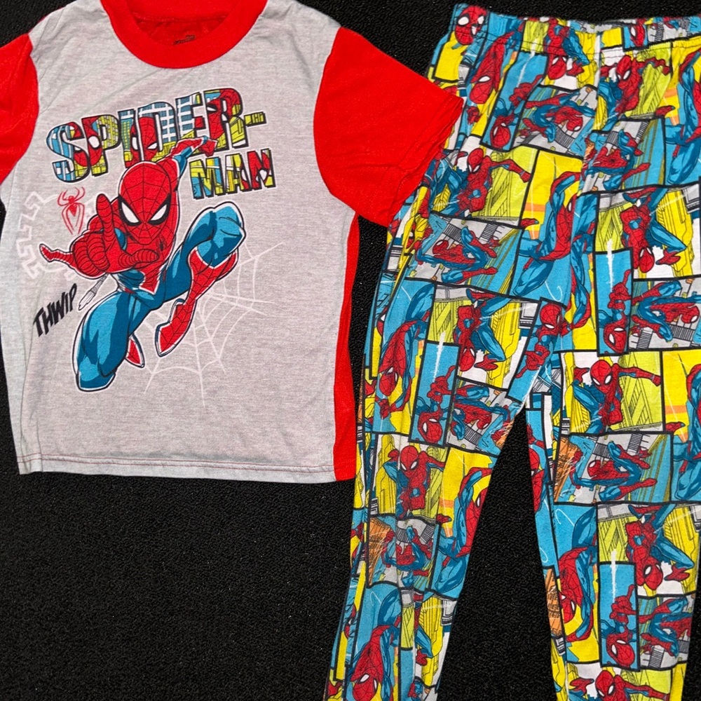 Spiderman Red and Blue Kids Pajama Set